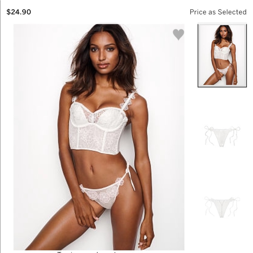 VS β’ Dream Angels Petal Thong Panty - Picture 3 of 9